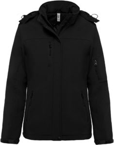 Ruso | Parka Softshell publicitaire pour femme Noir 1