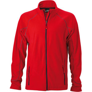 Bada | Polaire personnalisée pour homme Rouge Carbone