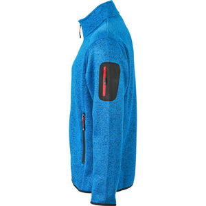 Honnoo | Polaire publicitaire pour homme Bleu royal mélangé Rouge 3