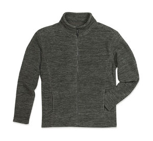 Juweqo | Polaire publicitaire pour homme Anthracite Mélangé 1