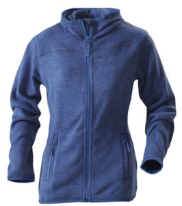 Polaire publicitaire épaisse effet tricot Bleu