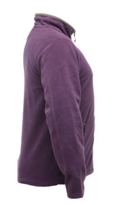 Qoocy | Polaire publicitaire pour homme Pourpre Blanc 3