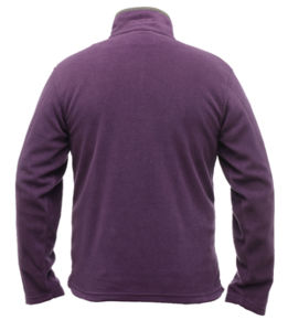 Qoocy | Polaire publicitaire pour homme Pourpre Blanc 4