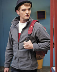 Quawefa | Polaire publicitaire pour homme Gris 1