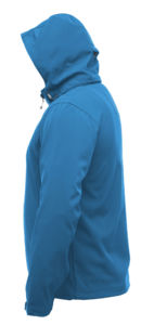 Arley Hooded | Softshell Coupe-Vent publicitaire pour homme Bleu Oxford 2