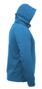 Arley Hooded | Softshell Coupe-Vent publicitaire pour homme Bleu Oxford 3