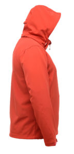 Arley Hooded | Softshell Coupe-Vent publicitaire pour homme Rouge 3