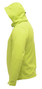Arley Hooded | Softshell Coupe-Vent publicitaire pour homme Wasabi Use 2