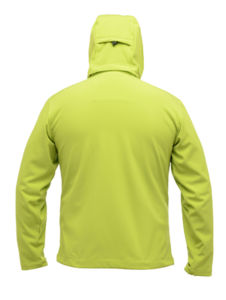 Arley Hooded | Softshell Coupe-Vent publicitaire pour homme Wasabi Use 4