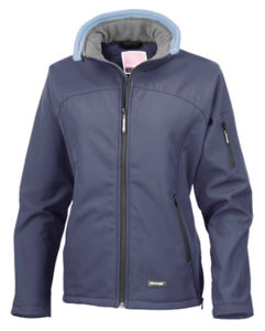 Boojoo | Softshell Coupe-Vent publicitaire pour femme Marine 1