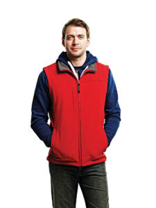 Flux | Softshell Coupe-Vent publicitaire pour homme Rouge 1