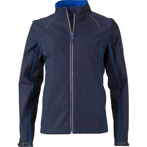 Fodo | Softshell Coupe-Vent personnalisé pour femme Marine Bleu royal