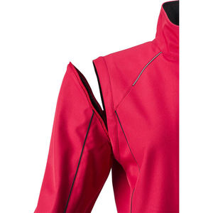Fodo | Softshell Coupe-Vent personnalisé pour femme Rouge Noir 4
