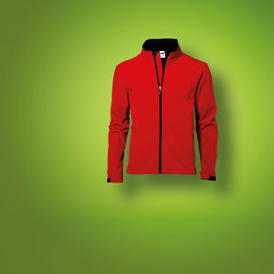 Foza | Softshell Coupe-Vent publicitaire pour homme Rouge 1