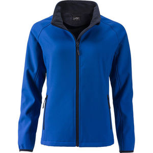 Geda | Softshell Coupe-Vent personnalisé pour femme Bleu nautique Marine