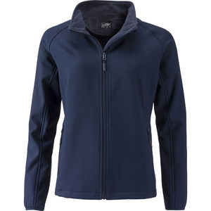 Geda | Softshell Coupe-Vent personnalisé pour femme Marine Marine
