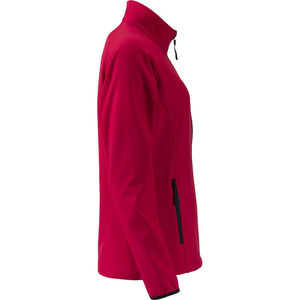 Geda | Softshell Coupe-Vent personnalisé pour femme Rouge Noir 2