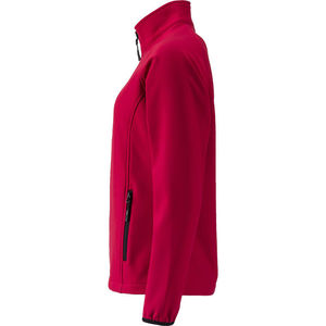 Geda | Softshell Coupe-Vent personnalisé pour femme Rouge Noir 3
