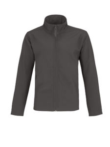 Ietoco | Softshell Coupe-Vent publicitaire pour homme Gris foncé