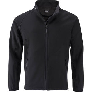 Jaru | Softshell Coupe-Vent publicitaire pour homme Noir Noir