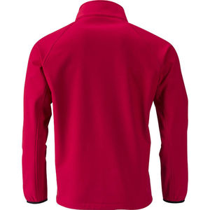 Jaru | Softshell Coupe-Vent publicitaire pour homme Rouge Noir 1
