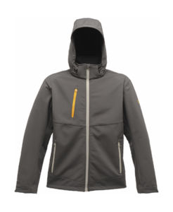 Jizida | Softshell Coupe-Vent publicitaire pour homme Gris Noir