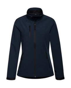 Jojuno | Softshell Coupe-Vent publicitaire pour femme Bleu marine 2