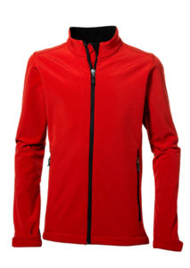 Juka | Softshell Coupe-Vent personnalisé pour homme Rouge 3