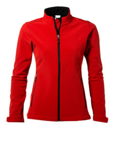 Konny | Softshell Coupe-Vent personnalisé pour femme Rouge 2