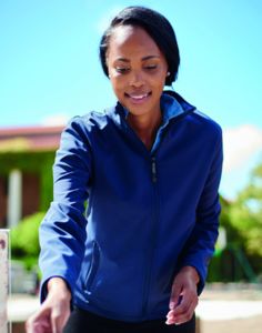 Pinnaje | Softshell Coupe-Vent personnalisé pour femme Marine Marine 1