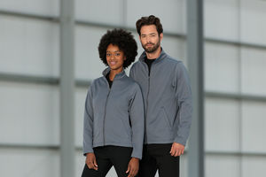 Pusa | Softshell Coupe-Vent publicitaire pour homme Gris 2