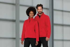 Pusa | Softshell Coupe-Vent publicitaire pour homme Rouge 2