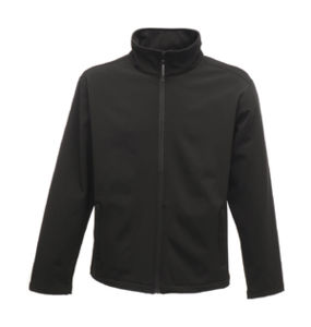 Ravurro | Softshell Coupe-Vent personnalisé pour homme Noir Noir