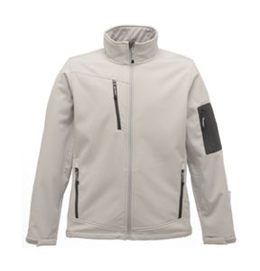 Rocodu | Softshell Coupe-Vent publicitaire pour homme Gris Clair