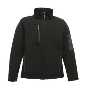 Rocodu | Softshell Coupe-Vent publicitaire pour homme Noir Gris