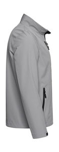 Somile | Softshell Coupe-Vent personnalisé pour homme Gris 3