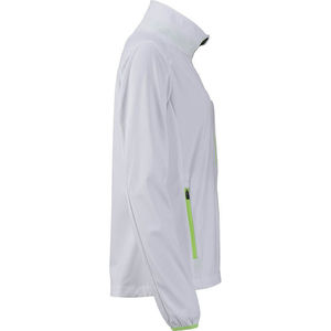 Diloo | Softshell Coupe-Vent Sport personnalisé pour femme Blanc Vert vif 2