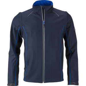 Tepoo | Softshell Coupe-Vent publicitaire pour homme Marine Bleu royal