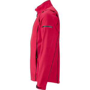 Tepoo | Softshell Coupe-Vent publicitaire pour homme Rouge Noir 3