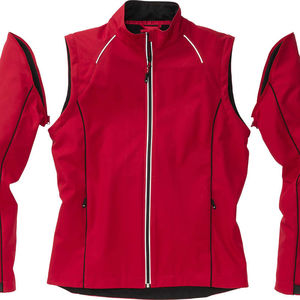 Tepoo | Softshell Coupe-Vent publicitaire pour homme Rouge Noir 4