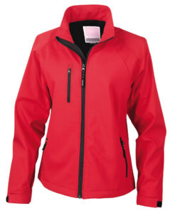 Tevo | Softshell Coupe-Vent personnalisé pour femme Rouge 2