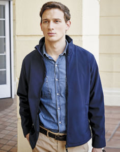 Tississi | Softshell Coupe-Vent publicitaire pour homme Marine 1