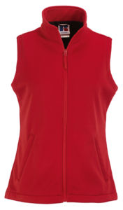Voca | Softshell Coupe-Vent publicitaire pour femme Rouge 2
