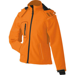 Wyhu | Softshell Coupe-Vent publicitaire pour femme Orange