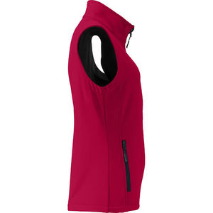 Xeffa | Softshell Coupe-Vent publicitaire pour femme Rouge Noir 2
