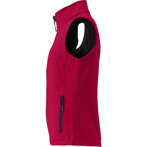 Xeffa | Softshell Coupe-Vent publicitaire pour femme Rouge Noir 3
