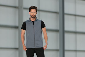 Zavu | Softshell Coupe-Vent publicitaire pour homme Gris 1