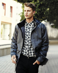 Ziliffi | Softshell Coupe-Vent publicitaire pour homme Gris 1