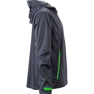 Dypi | Softshell publicitaire pour homme Gris Fer Vert 4