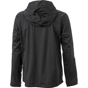 Dypi | Softshell publicitaire pour homme Noir Rouge 2